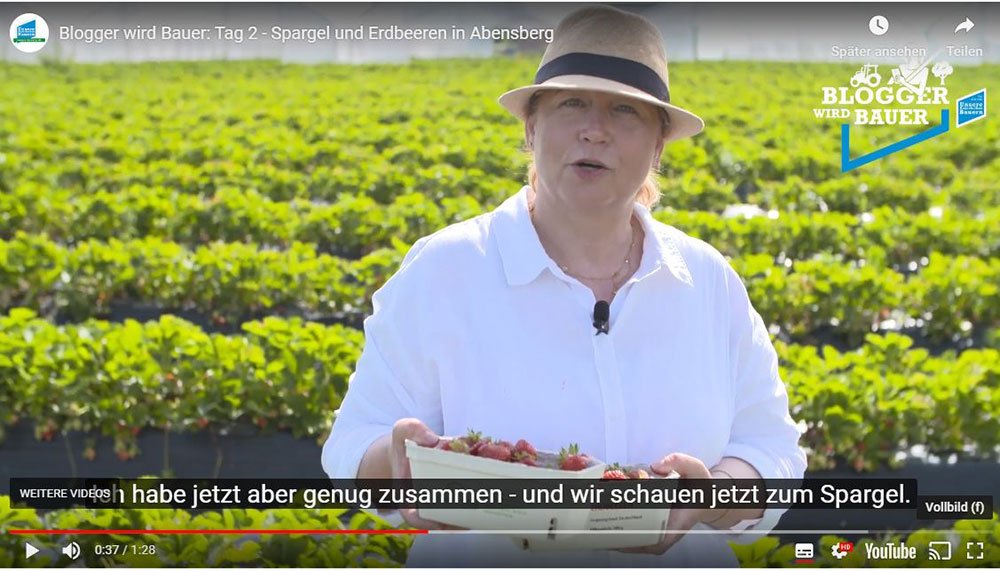 Blogger wird Bauer: Tag 2 – Spargel und Erdbeeren in Abensberg